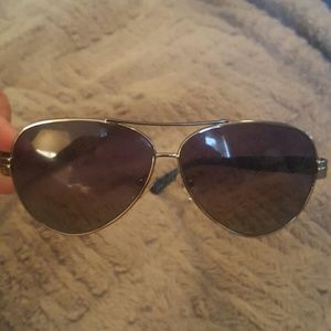 Tory Burch Polarized Aviator Sunglasses