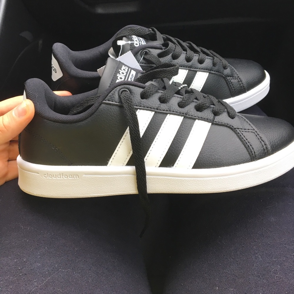 Brand new adidas black shoes