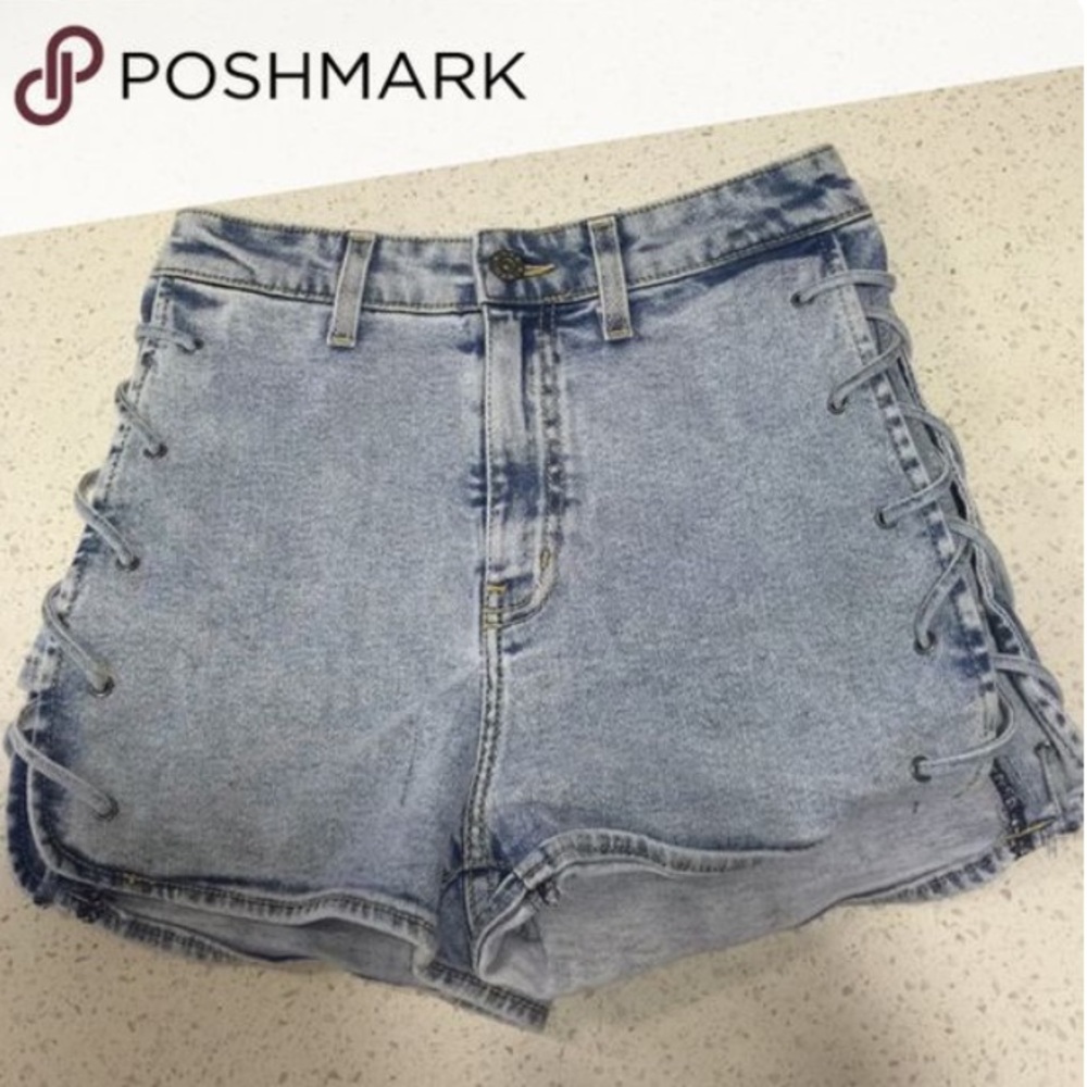 LF Lace Up Shorts