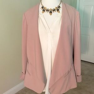 Rose Draped Blazer