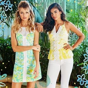Lilly Pulitzer Magnolia Top Banana Daiquiri