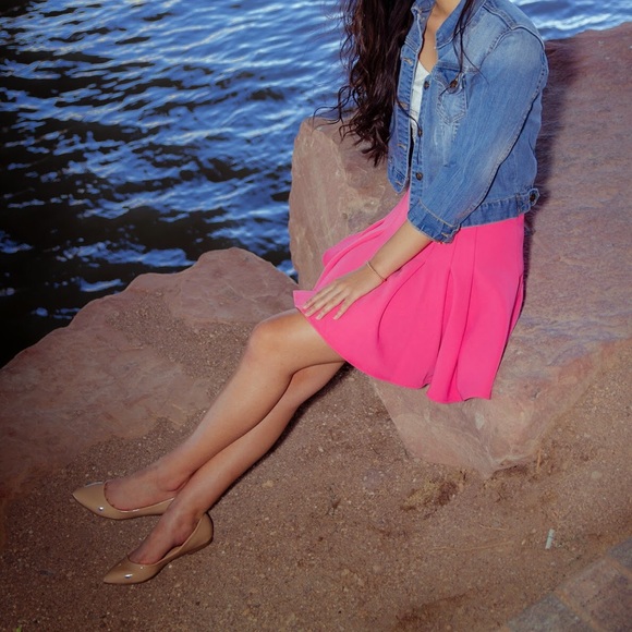 Pink Flare Skirt - Picture 5 of 8