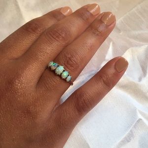 14k gold opal ring