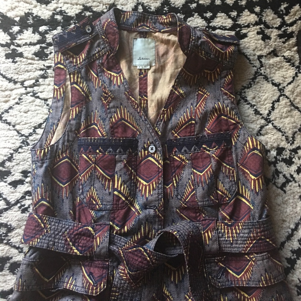 Patterned vest