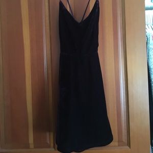 Dark purple velvet Tobi dress