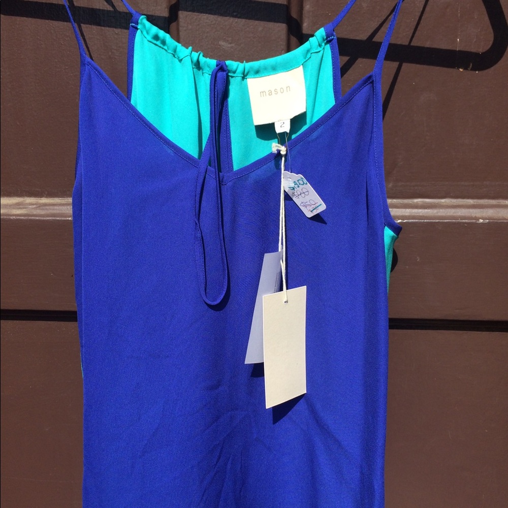 Mason halter drawstring top