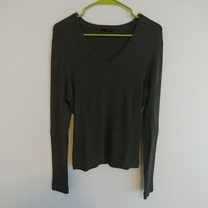 Simple dark olive sweater