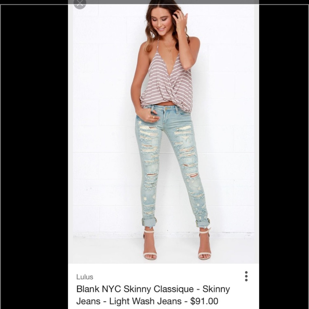 Topshop ripped jeans