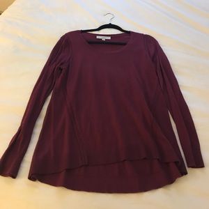 Maroon Loft sweater