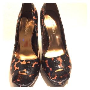 Colin Stuart peep toe heels