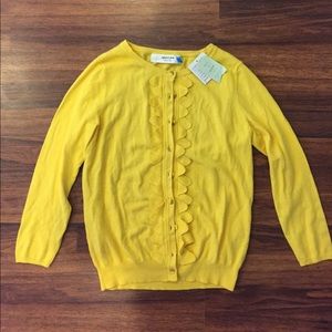 Yellow cardigan, NWT - Anthropologie