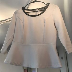 Express Gray Peplum