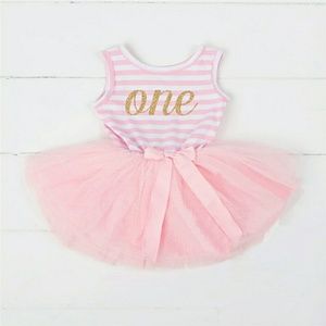 Baby Girl's First Birthday Dress