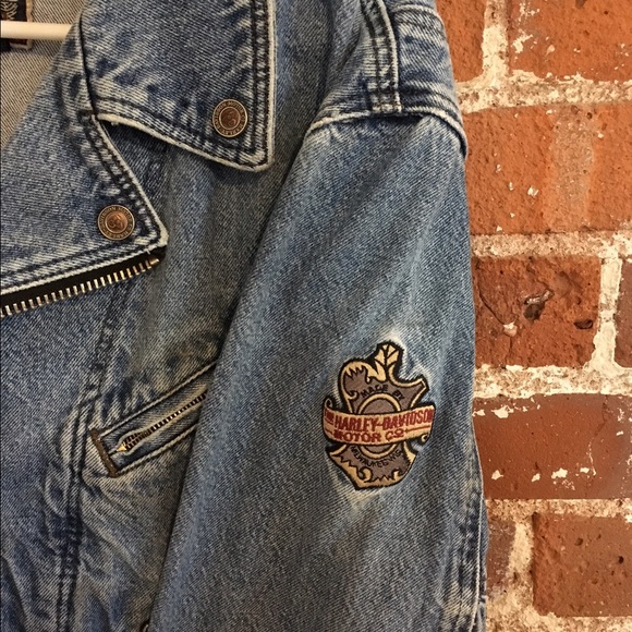 🎉HOST PICK🎉 Harley Davidson vintage denim jacket - Picture 2 of 4