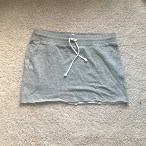 H&M Terry Cloth Mini Skirt