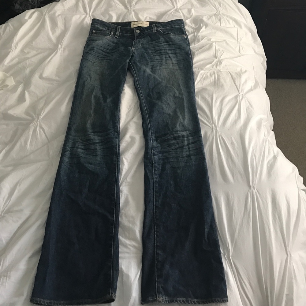 Paper denim jeans