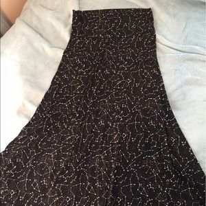 Lularoe Maxi, Constellation Print, XL, NWOT