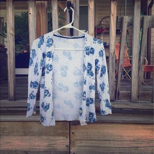 Petite Floral Cardigan