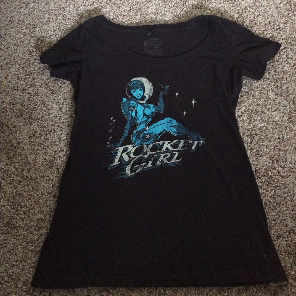 Rocket Girl T Rockabully Comfy Graphic T Shirt