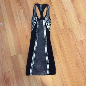 Black dress with design