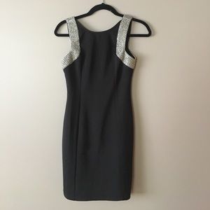 Black and Silver Dress