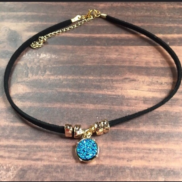 Jewelry - 🎉🎉HP🎉🎉Druzy Necklace boho choker,Druzy