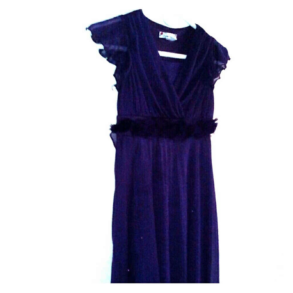 Purple sparkling dress