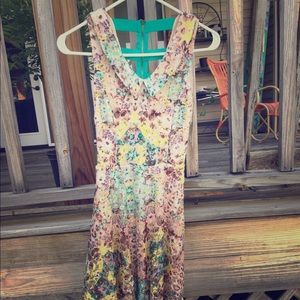 Bold Floral Spring Dress