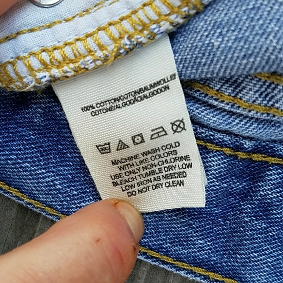 Free People Lace Edge Denim Shorts - Picture 5 of 5