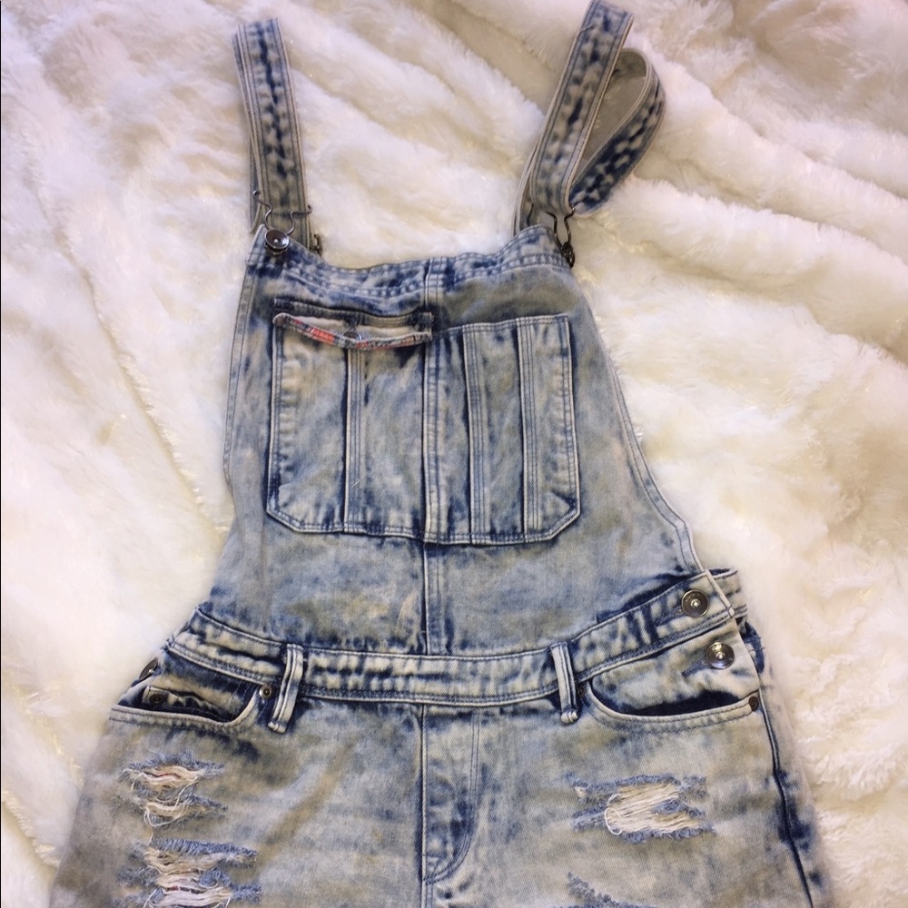 Denim Overalls