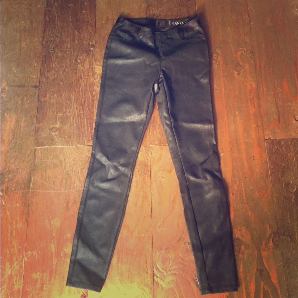 Vegan leather leggings