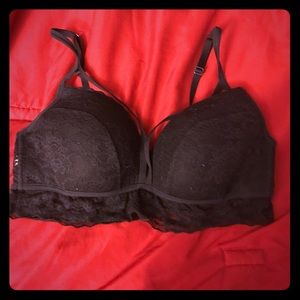 Black VS bra