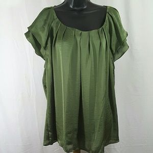 Dress Barn Green Plus Size 3X
