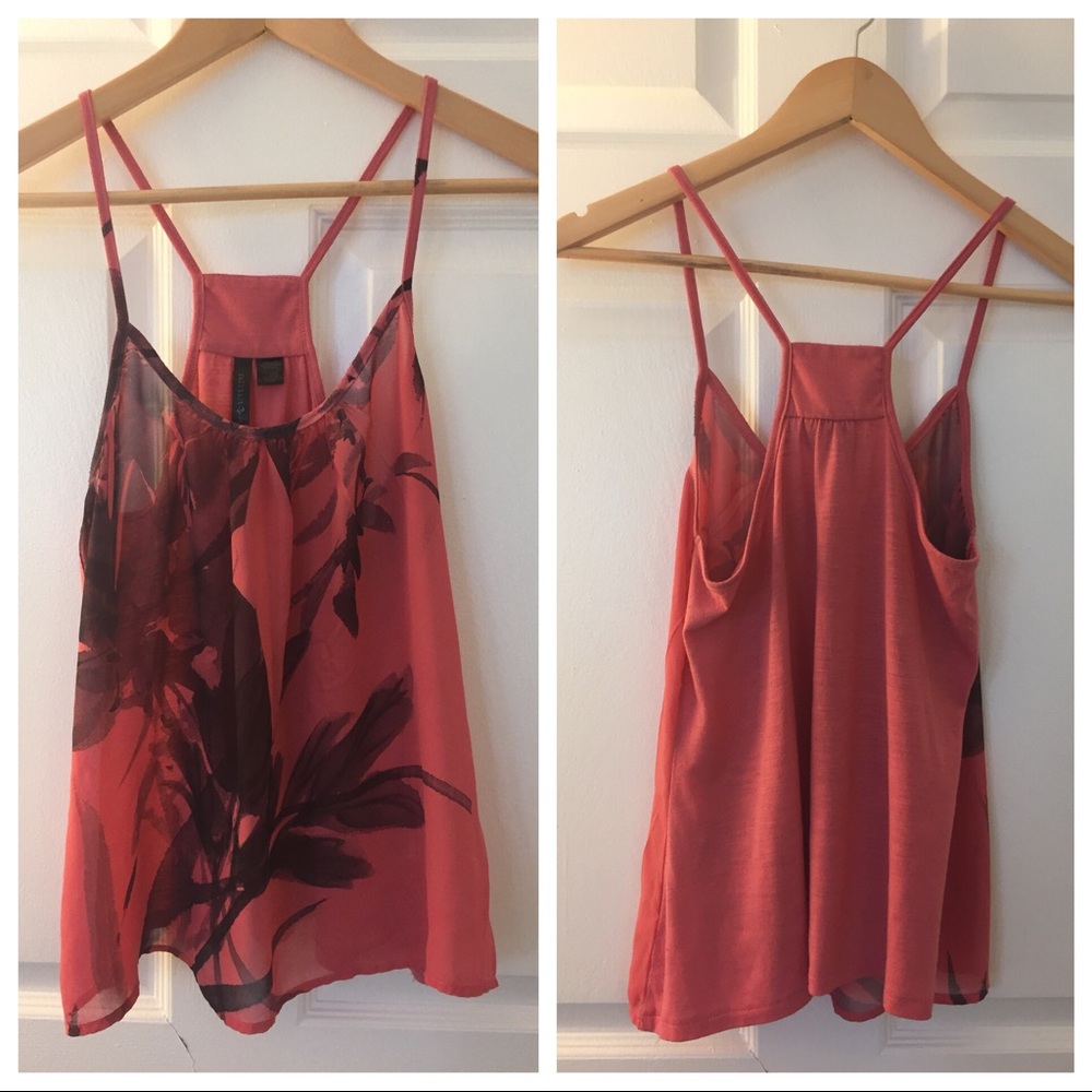 Coral and flower tank