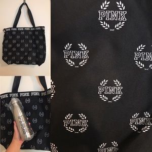 Victoria's Secret tote bag & water bottle
