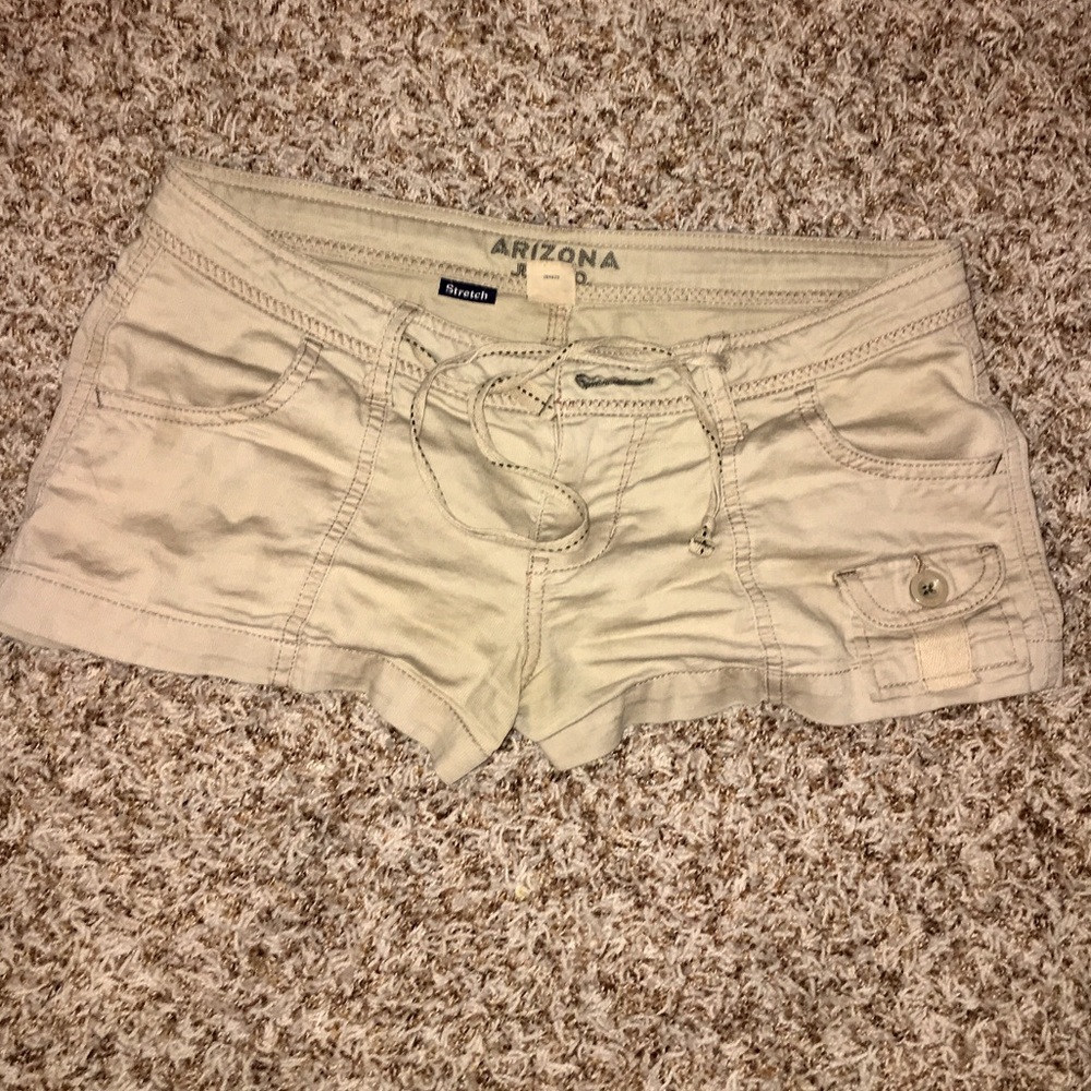 AZ Jean Co Khaki Mini Shorts