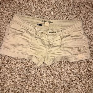 AZ Jean Co Khaki Mini Shorts