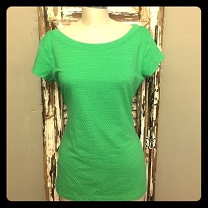 New York & Company Micro Dot Tee