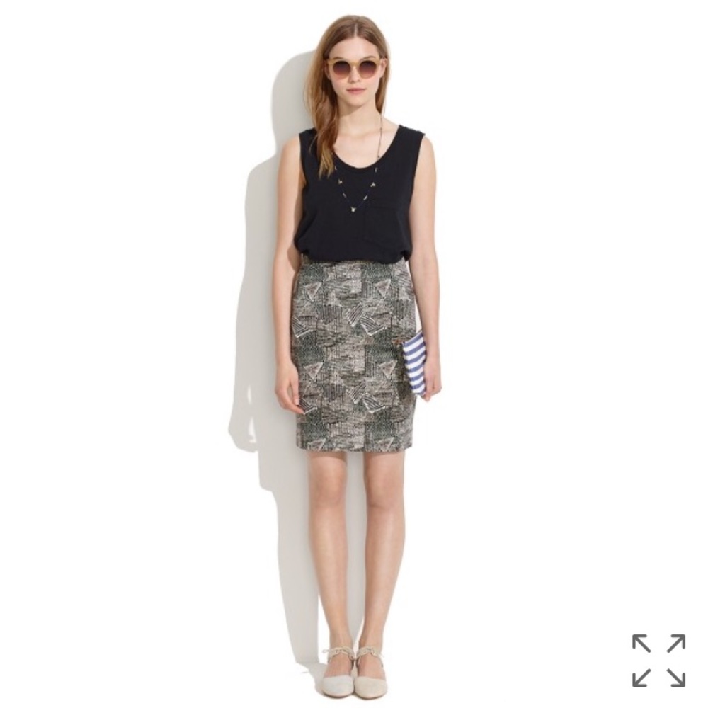 Madewell Downtown Skirt in Batik
