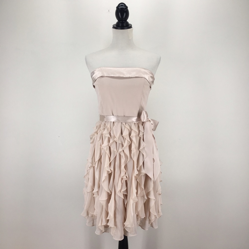 🚨SOLD🚨White House/Black Market Chiffon Dress - Picture 2 of 6