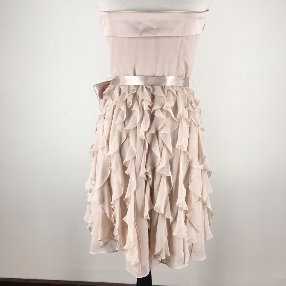 🚨SOLD🚨White House/Black Market Chiffon Dress - Picture 4 of 6