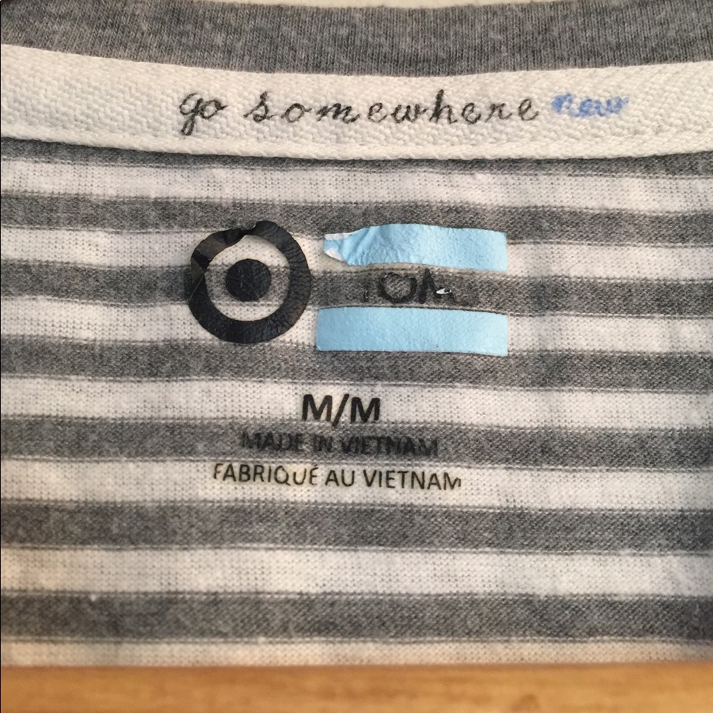 TOMS arrow graphic and striped T-shirt - Picture 3 of 5