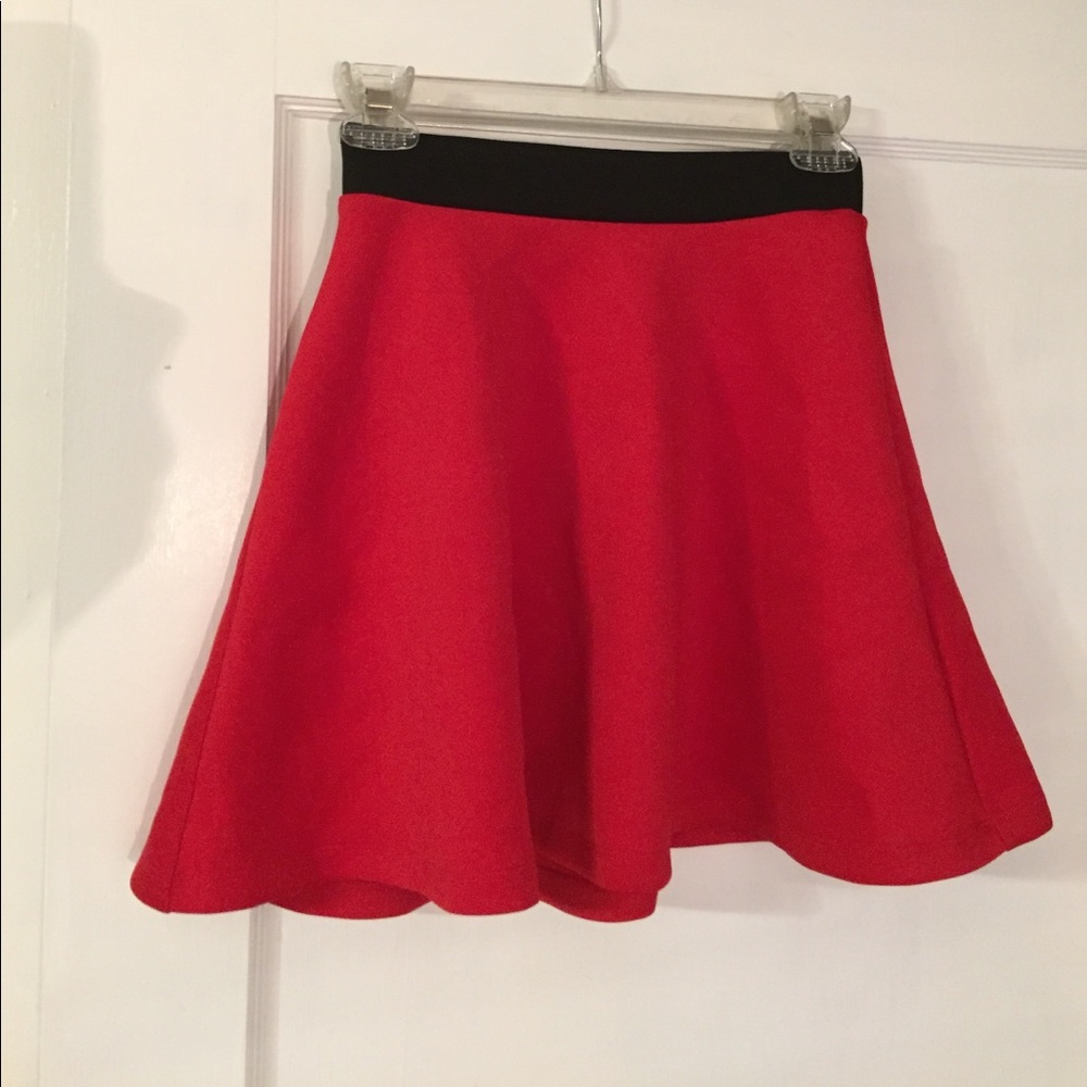 Red & Black Forever 21 skirt Size XS