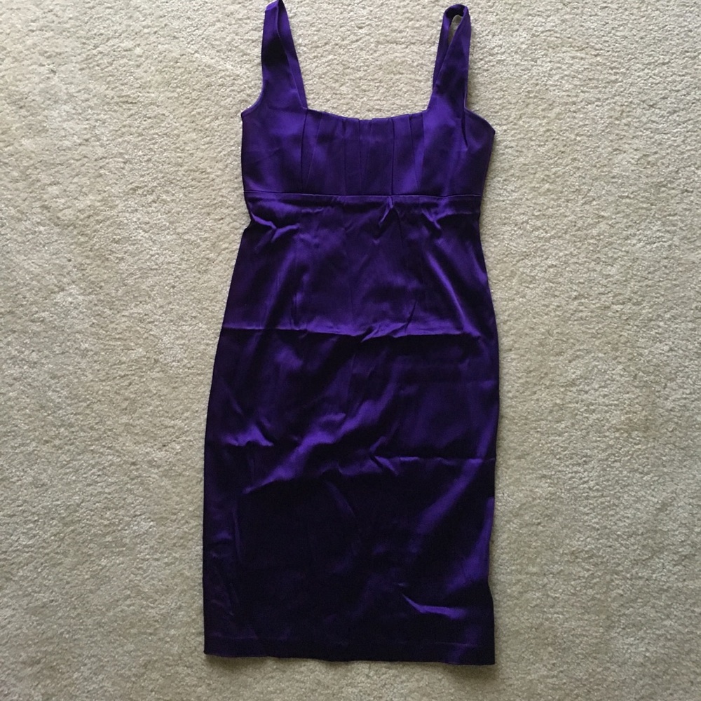 Purple Calvin Klein Cocktail Dress