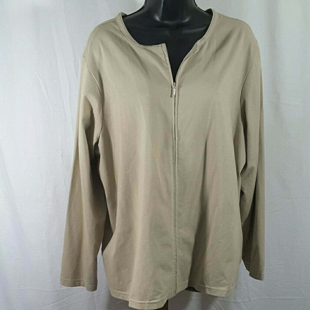 Sport Savvy Beige Plus Size Top 1X (18/20)
