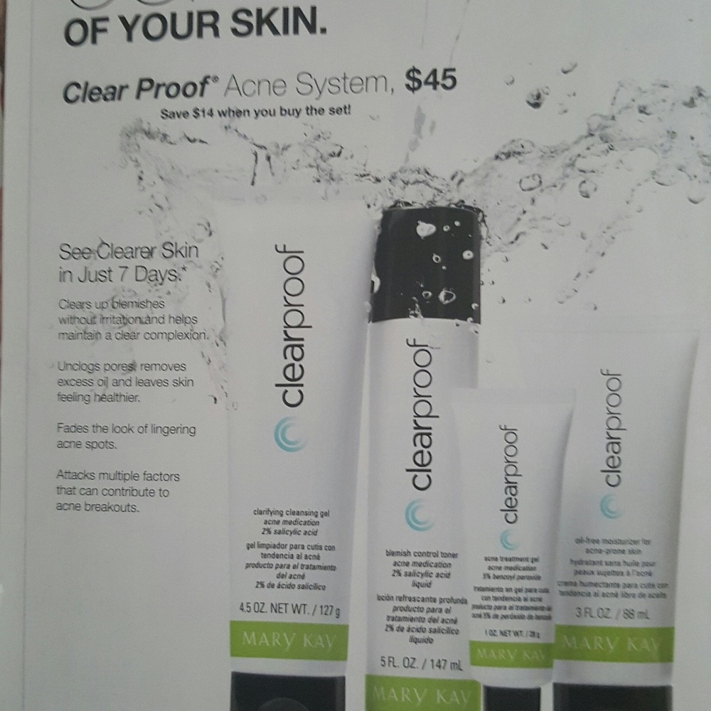 Acne cleanser set