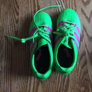 Adidas size 13 soccer cleats.