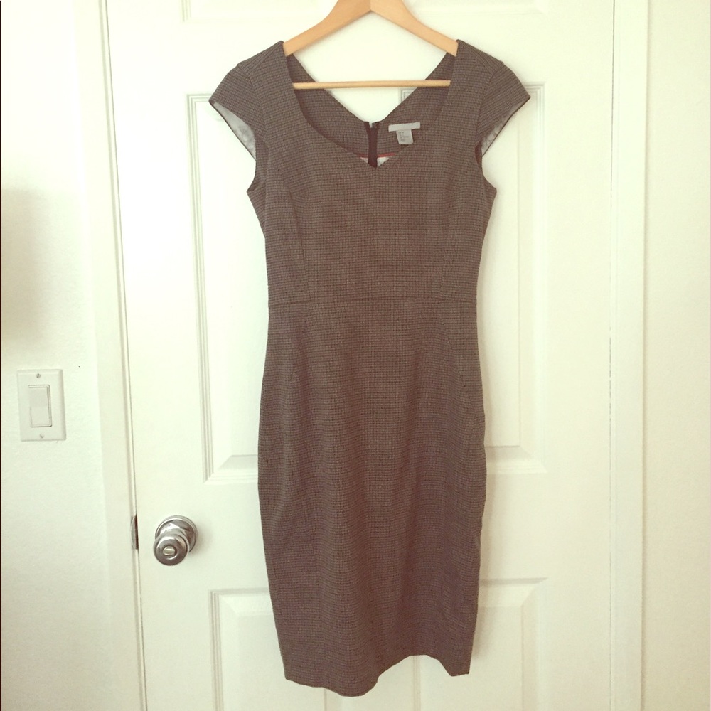 H&M cap sleeve pencil dress