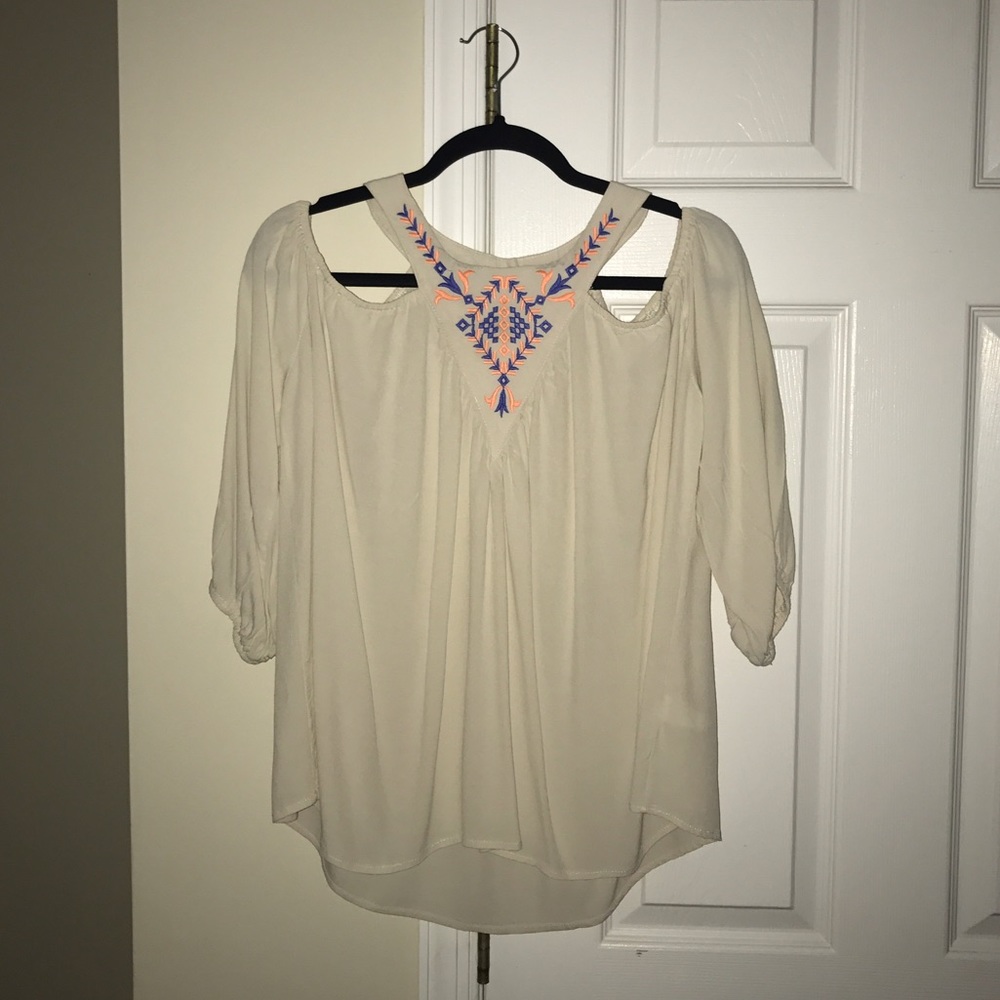 Cold Shoulder Boho Top