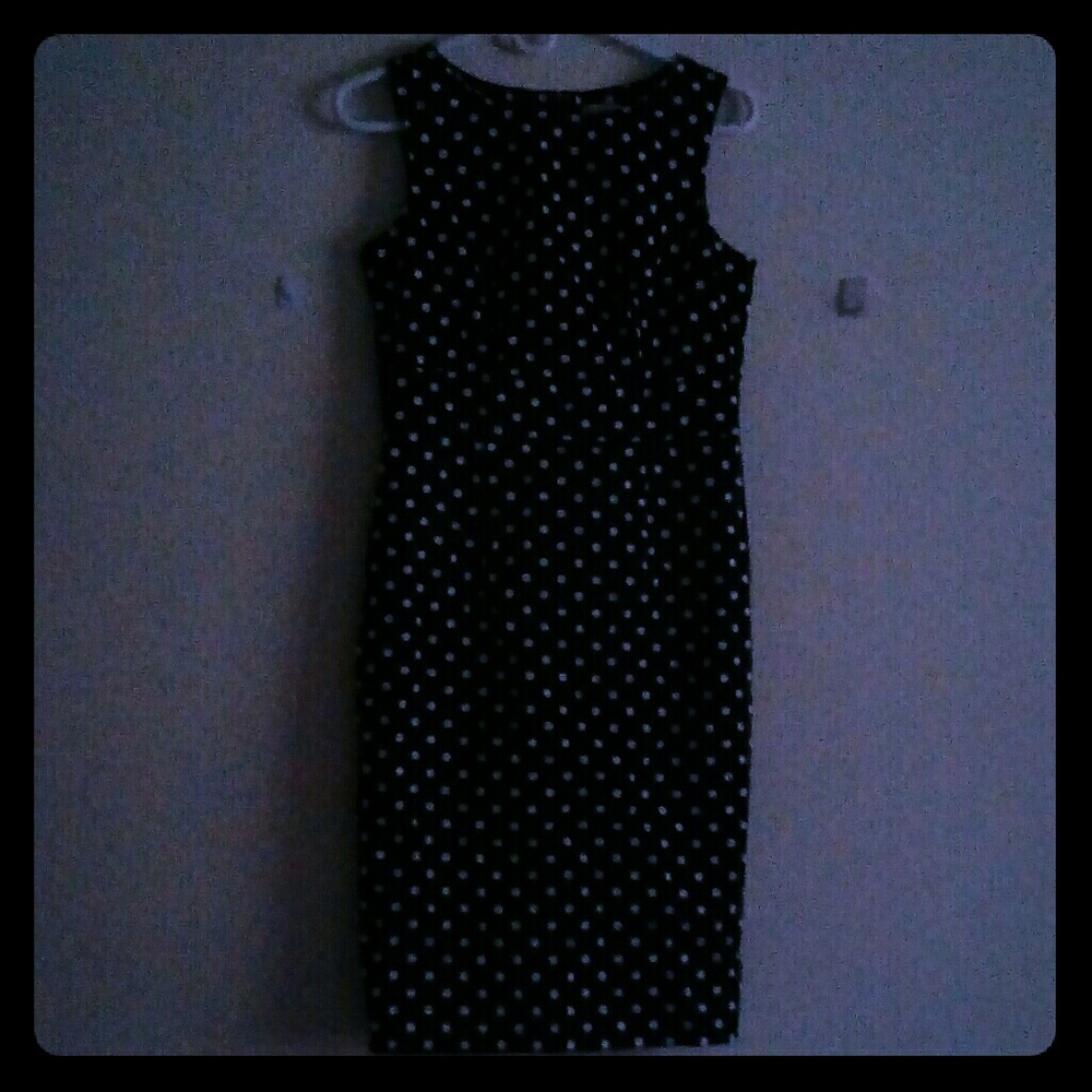 A polkadot dress